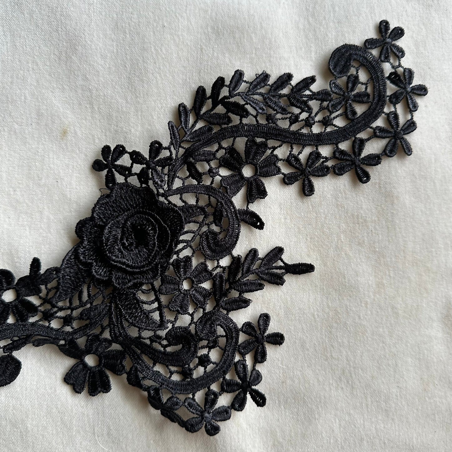 lace trim pair scallop single
