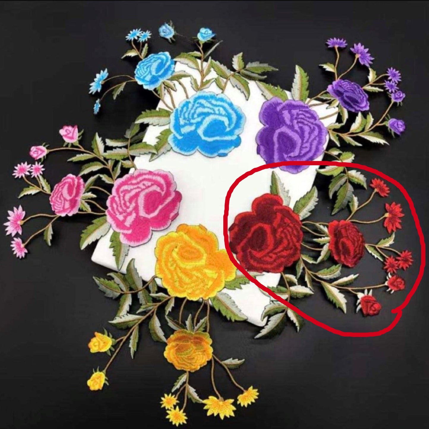 Applique Iron On Embroidery Patch #1