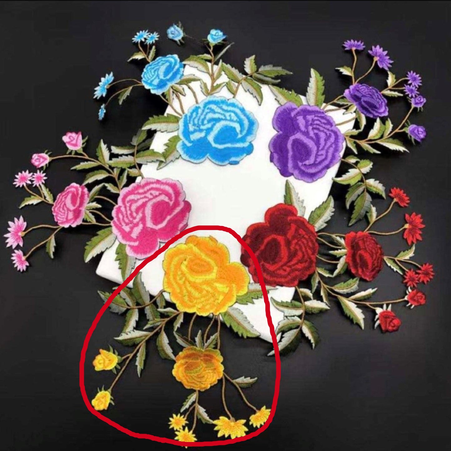Applique Iron On Embroidery Patch #1
