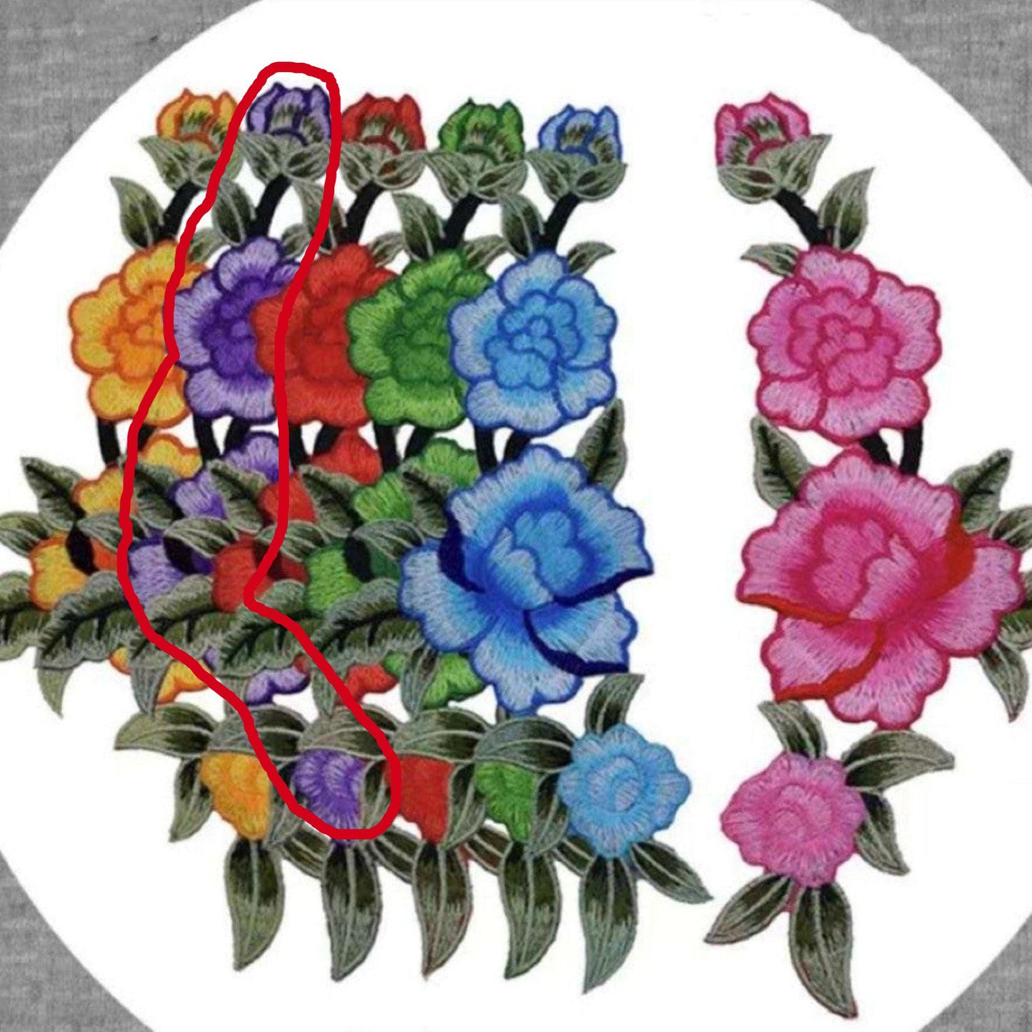Applique Iron On Embroidery Patch #2