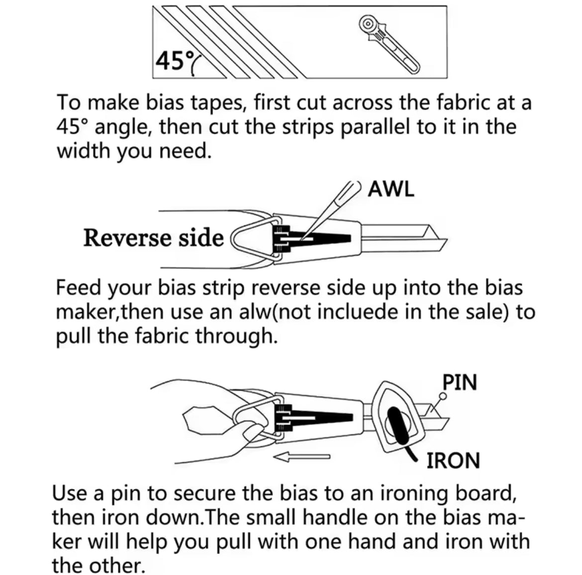 Bias Binding Tape Making Kit - AU
