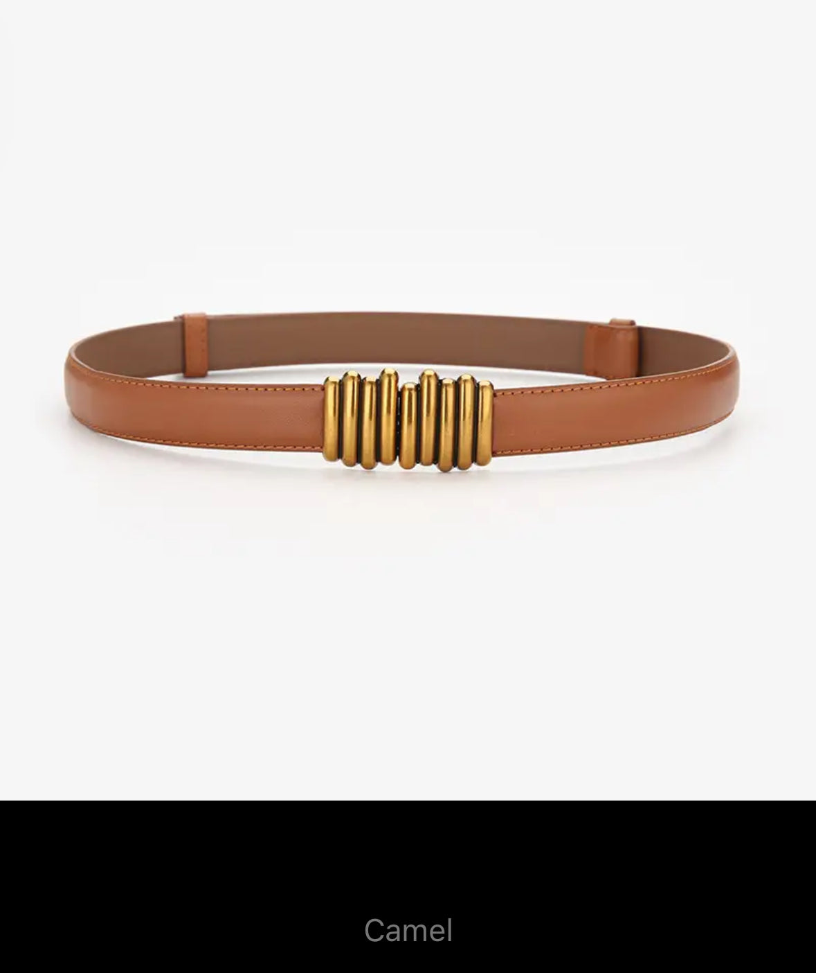 Hat Band - Luxury Split Leather Adjustable with Bronze Double Buckle - AU