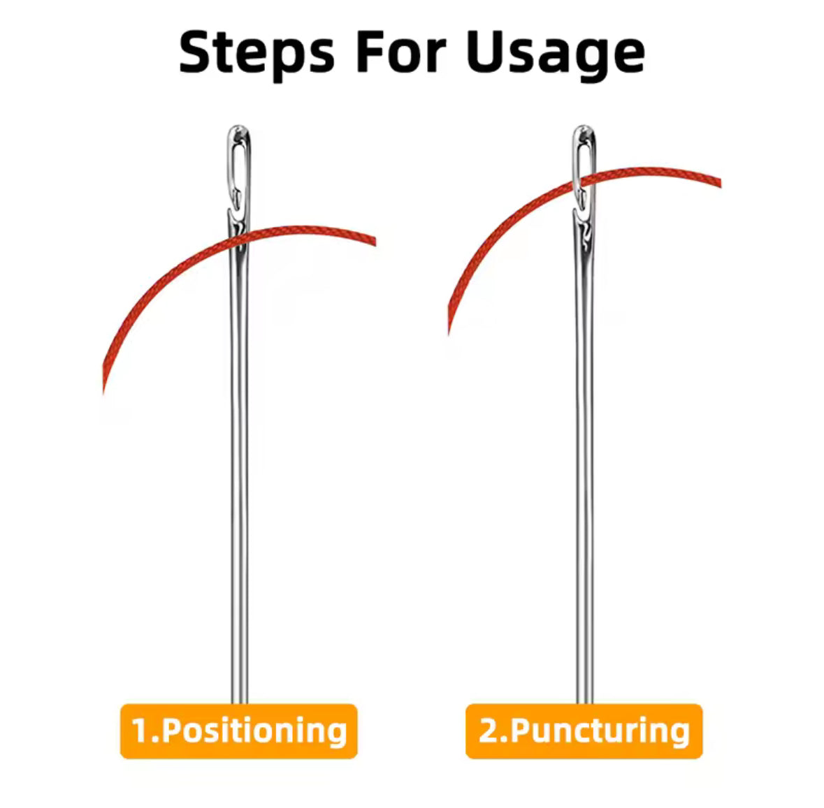 Gold Eye Side Opening Sewing Needles - UK