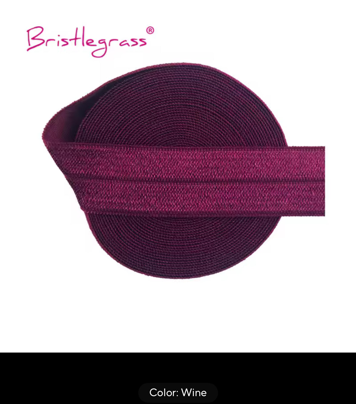 Fold Over - (7/8" / 20mm) Spandex Satin Binding Elastic - AU