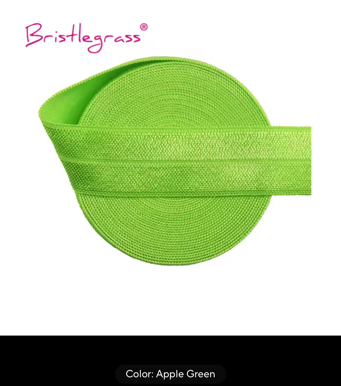 Fold Over - (7/8" / 20mm) Spandex Satin Binding Elastic - AU