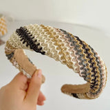 waffle weave and crin headbands - BUnique Millinery Canada - BUnique Millinery Canada