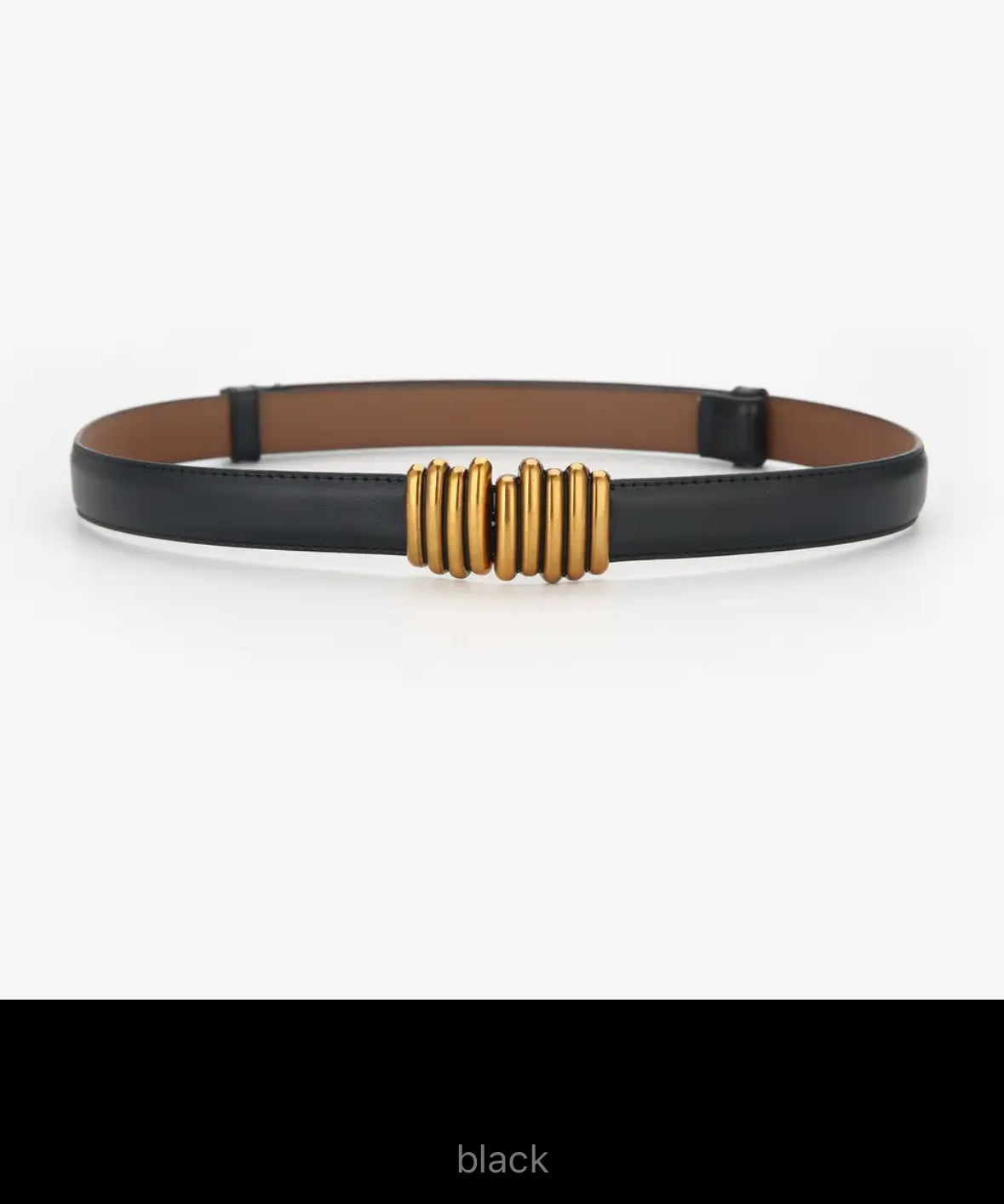 Hat Band - Luxury Split Leather Adjustable with Bronze Double Buckle - AU