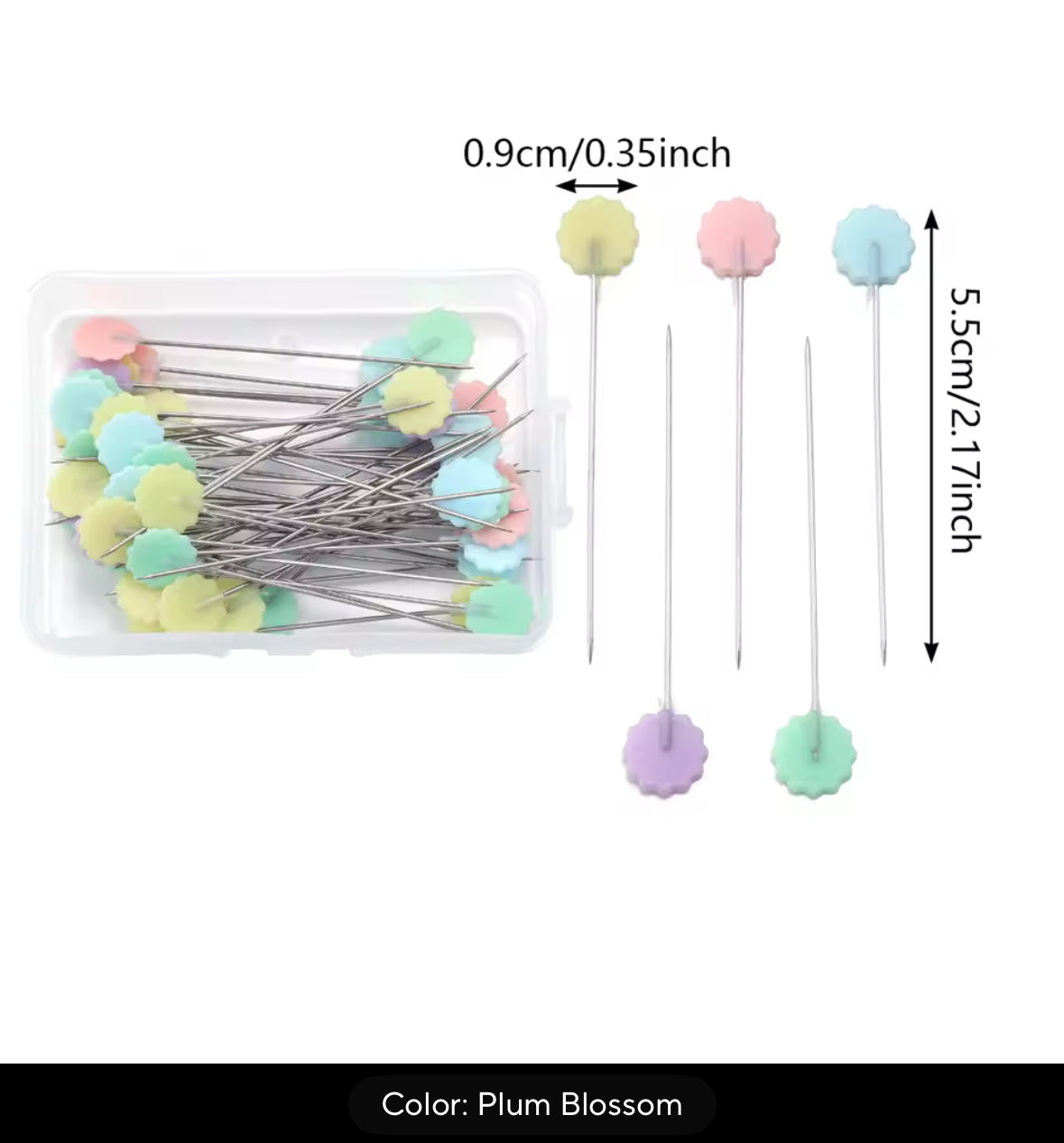 Stainless Steel Dressmaking Pins - AU
