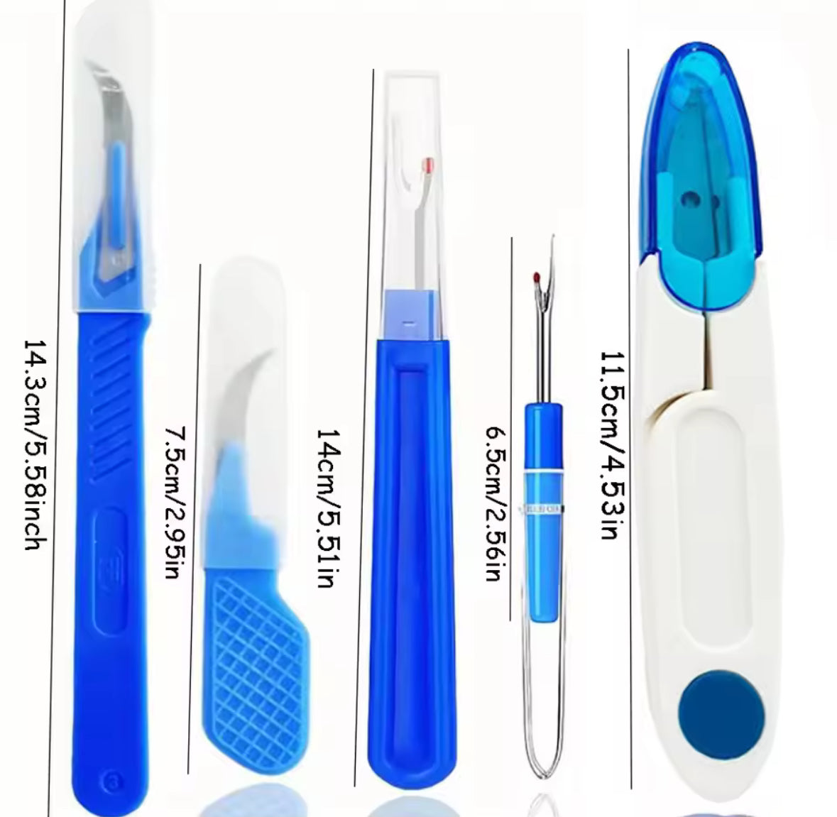 5pcs Sewing Seam Ripper & Thread Unpicker Kit - AU