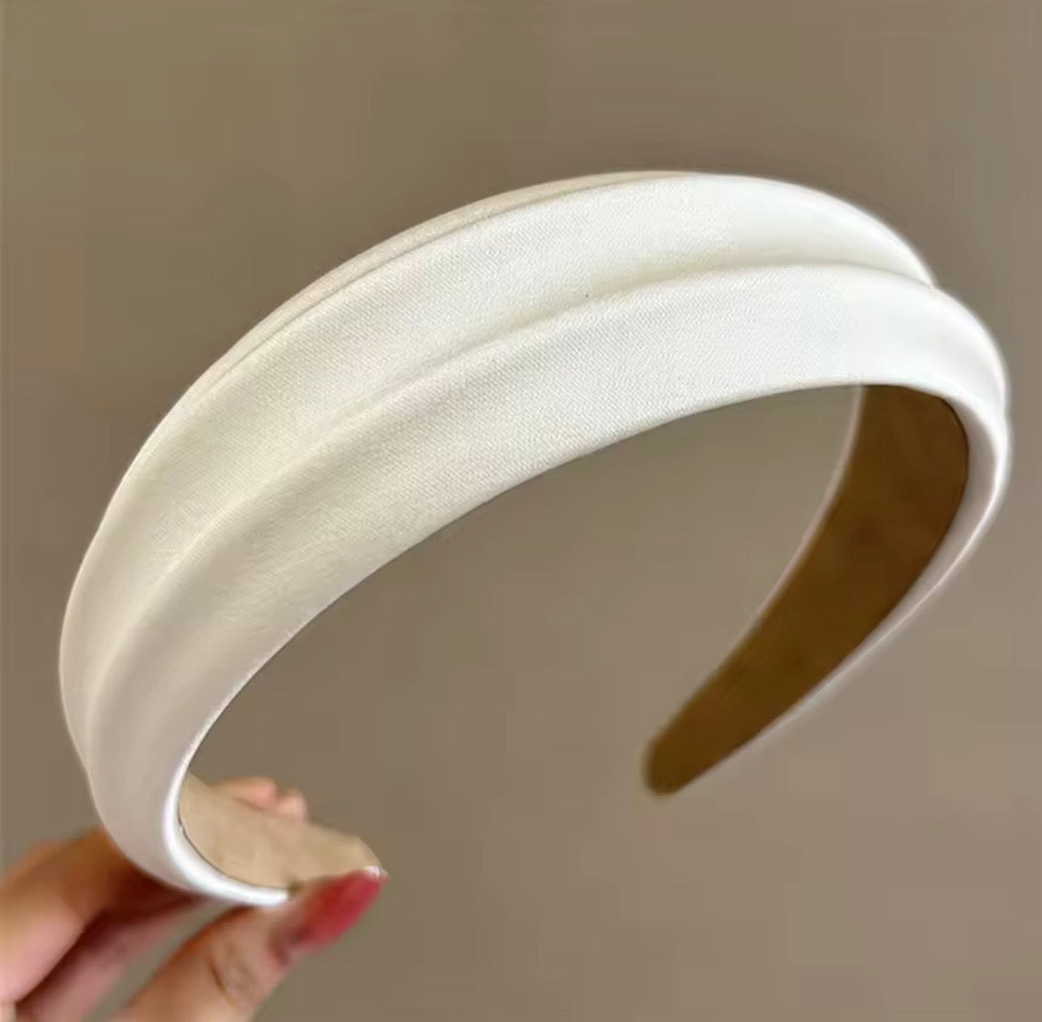 Satin Padded Wave Headbands - AU