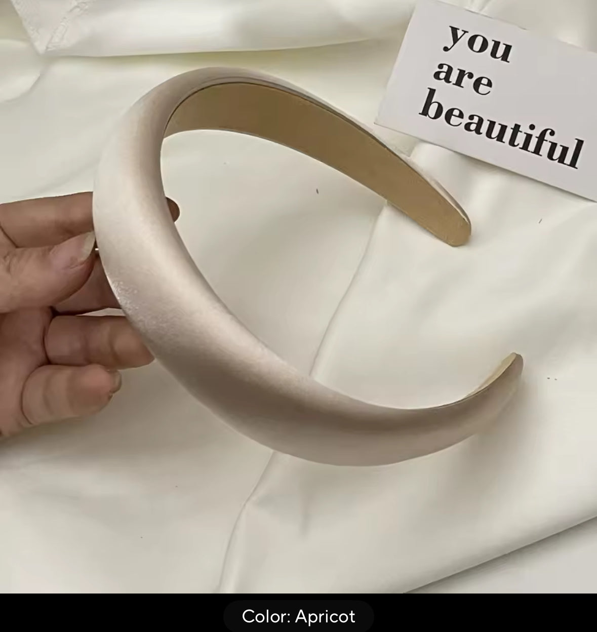 Satin Slightly Padded Headbands - AU