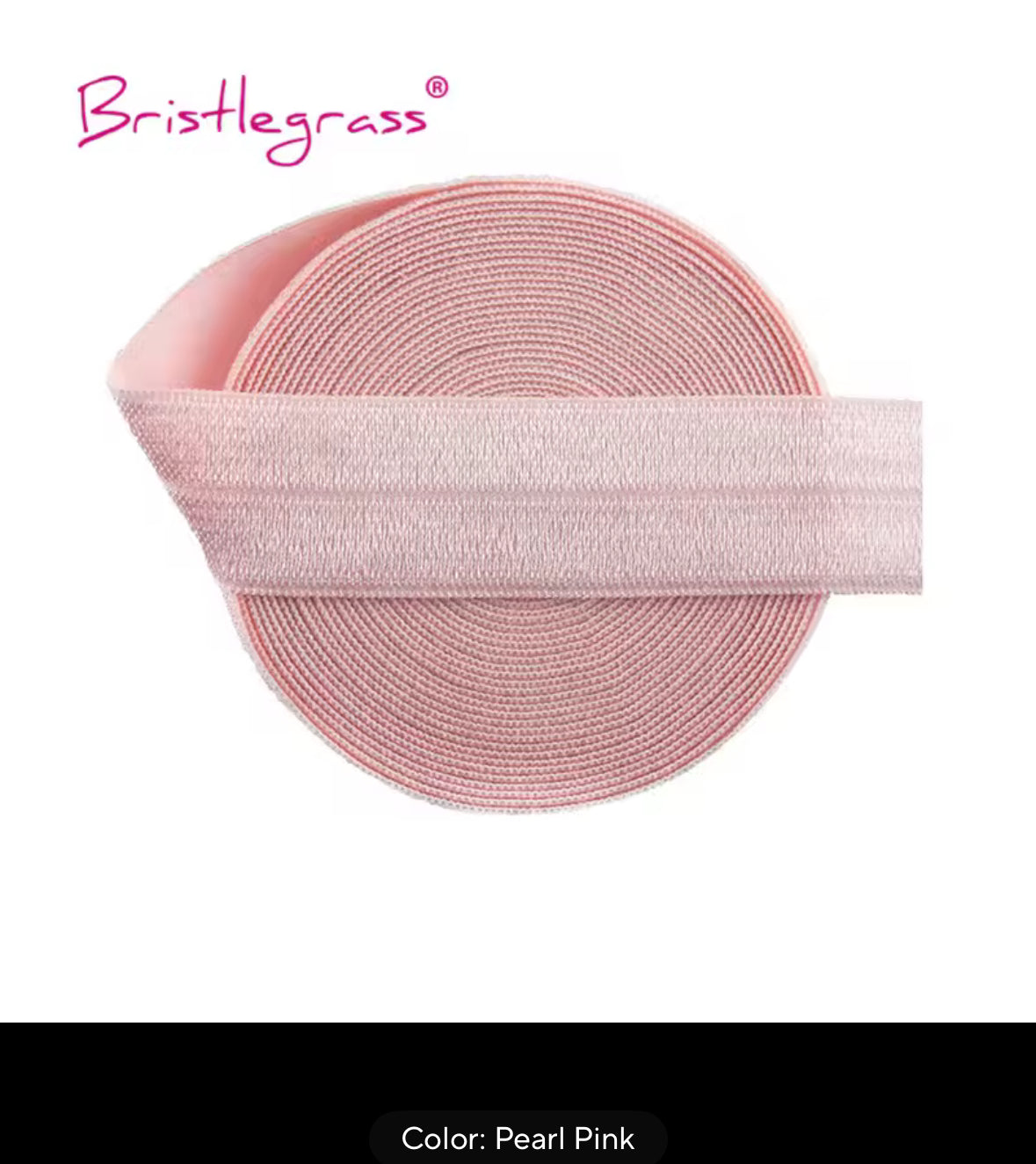 Fold Over - (7/8" / 20mm) Spandex Satin Binding Elastic - AU