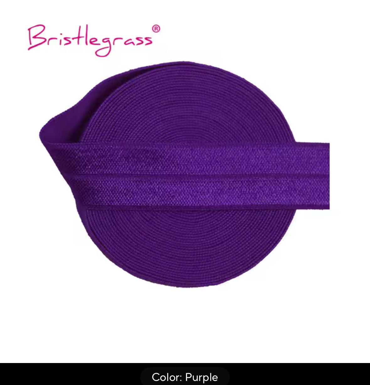 Fold Over - (7/8" / 20mm) Spandex Satin Binding Elastic - AU
