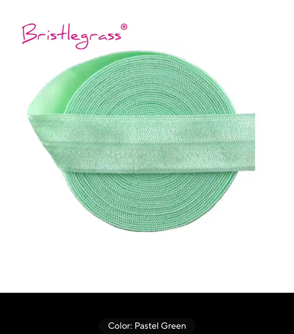 Fold Over - (7/8" / 20mm) Spandex Satin Binding Elastic - AU