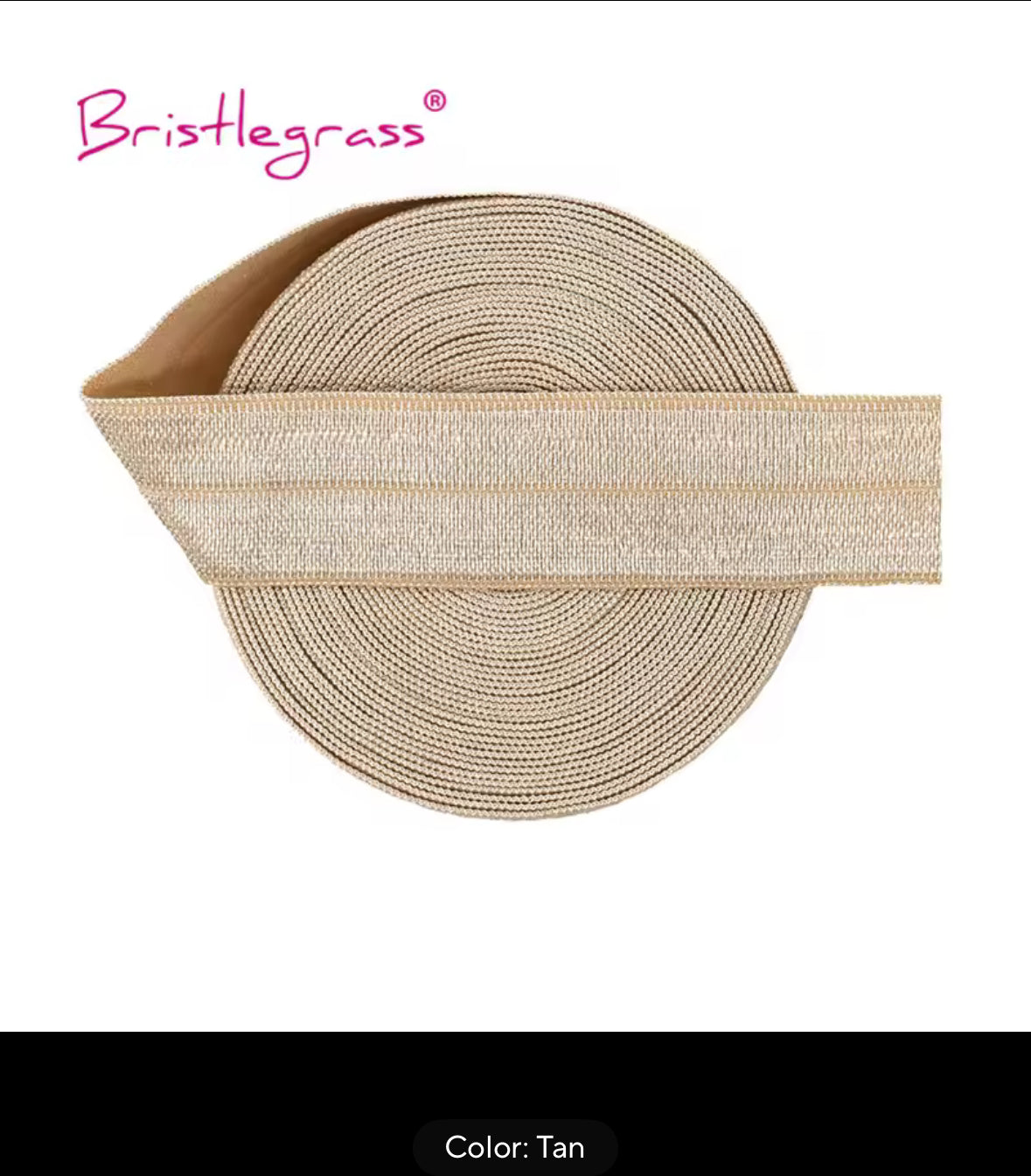 Fold Over - (7/8" / 20mm) Spandex Satin Binding Elastic - AU