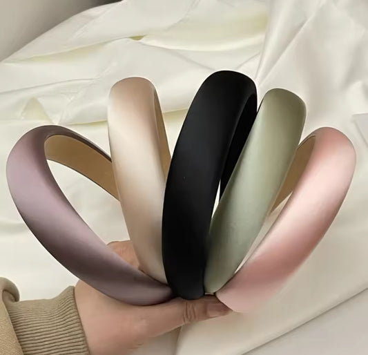 Satin Slightly Padded Headbands - AU