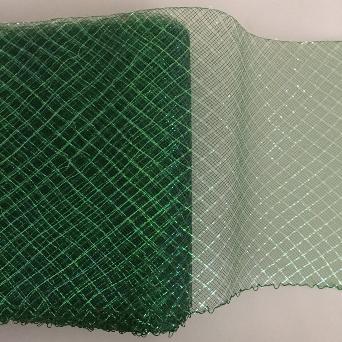 forest green 6" / 16cm Metallic Criss Cross Crinoline with Draw-String