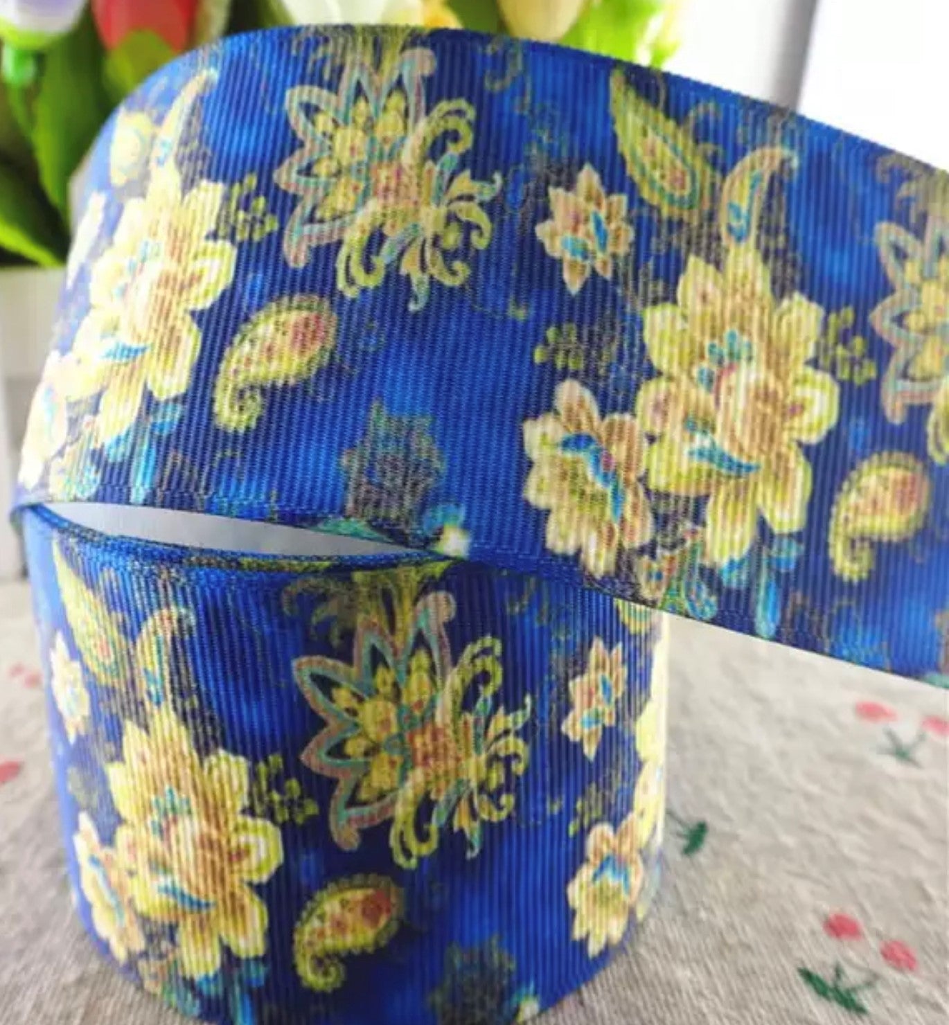 Floral Grosgrain Ribbon - AU