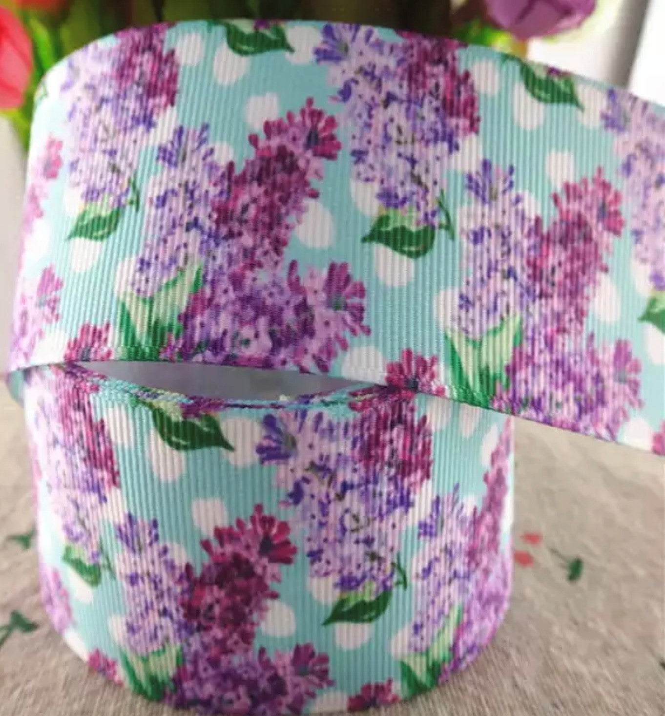 Floral Grosgrain Ribbon - AU