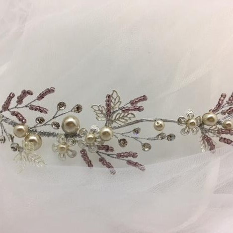 Abby - Cream Wedding Headpiece