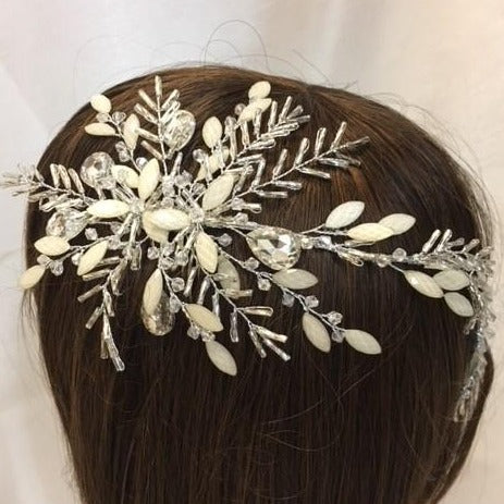 Adreanna - wedding headpiece rear
