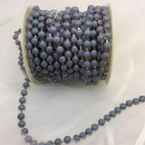 misty blue Bead Trimming