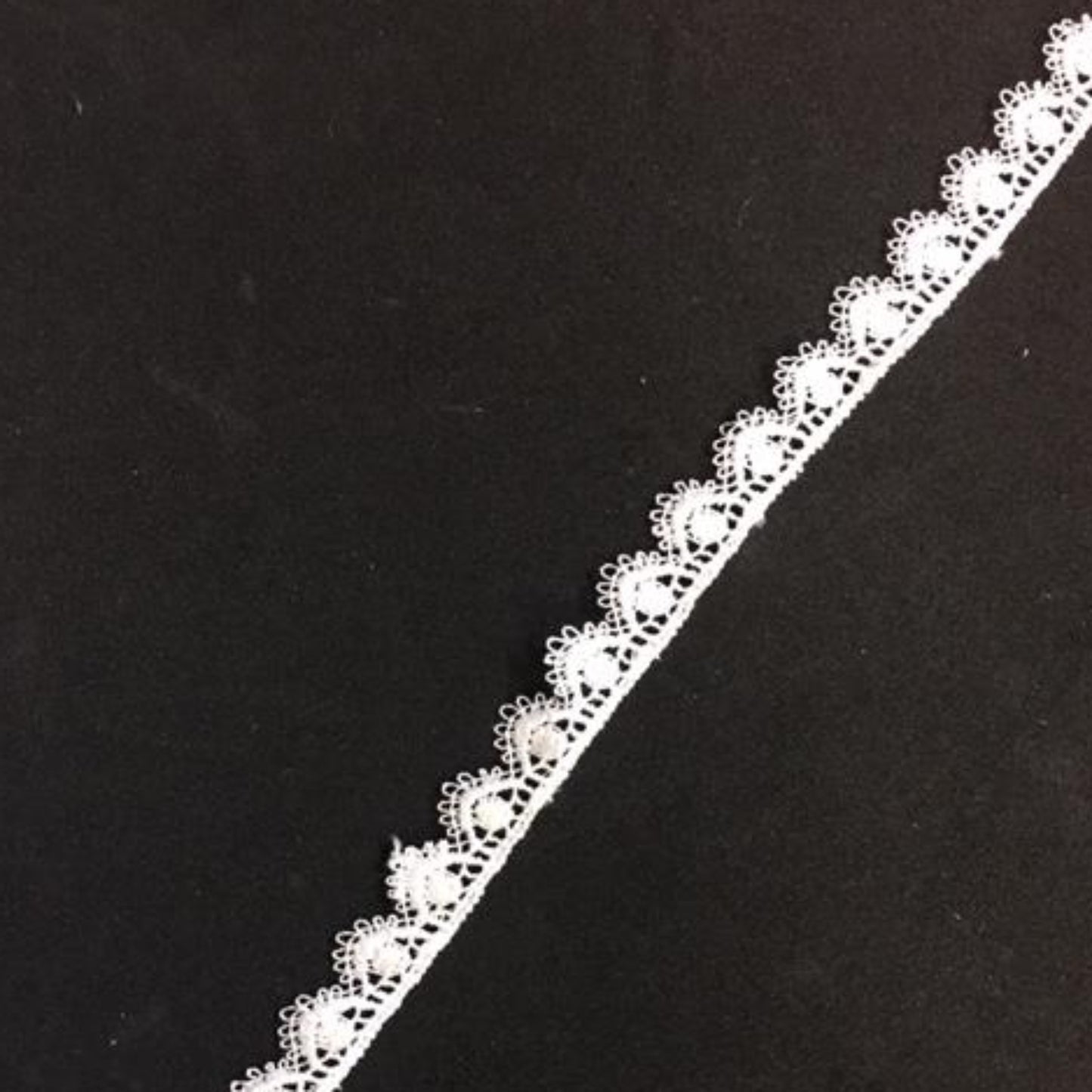 Lace Trim 05 - Dainty Dot Edge - AU - B Unique Millinery