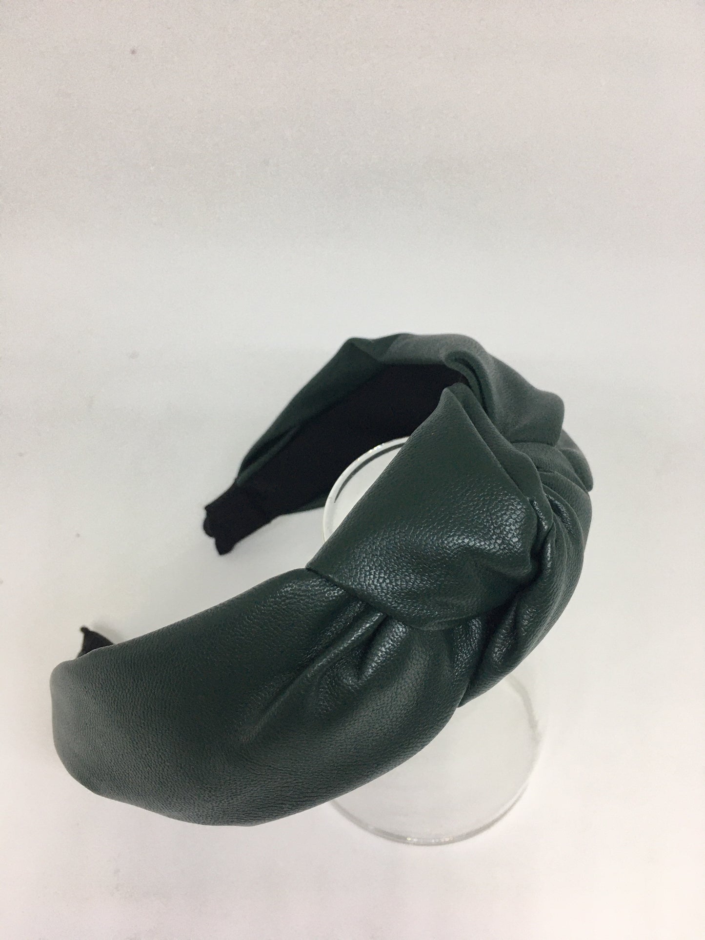 Faux Leather Top Knot Headbands - AU - B Unique Millinery