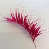 Spikey Feather Mounts (F201501) hot pink
