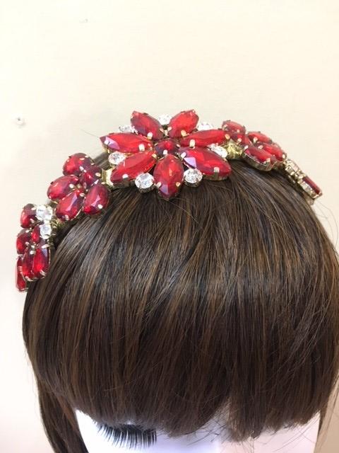 Red Headpieces - AU - B Unique Millinery