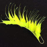 Spikey Feather Mounts (F201501) neon yellow