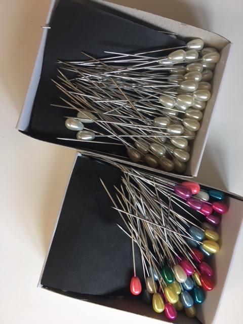 Pearl Head Pins - Au - B Unique Millinery