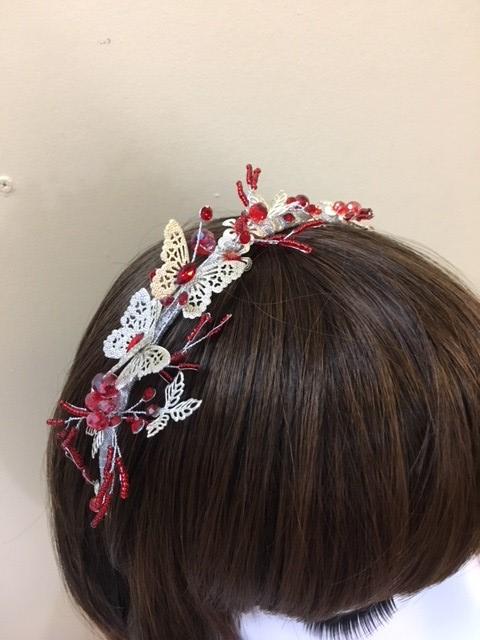 Red Headpieces - AU - B Unique Millinery