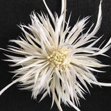 Biot (F1837) Feather Flower - white
