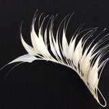 Spikey Feather Mounts (F201501) white