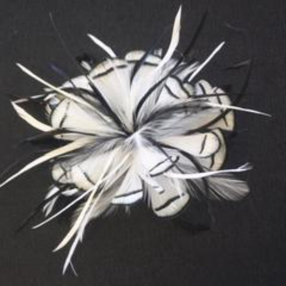 Lady Amherst Tippet Feather Flower (YX12029) - AU - B Unique Millinery