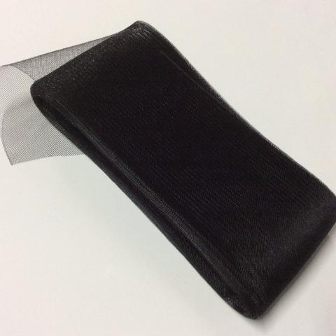 black 5" / 12cm Plain Crinoline (without Draw-String)