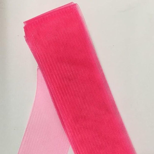 bright pink 3" / (7-8cm) Plain Crinoline