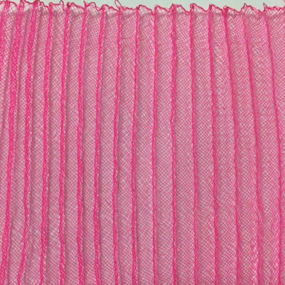 bright pink 6" / 16cm Pleated Crinoline with Draw-String