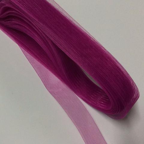 mauve 1" Plain Crinoline
