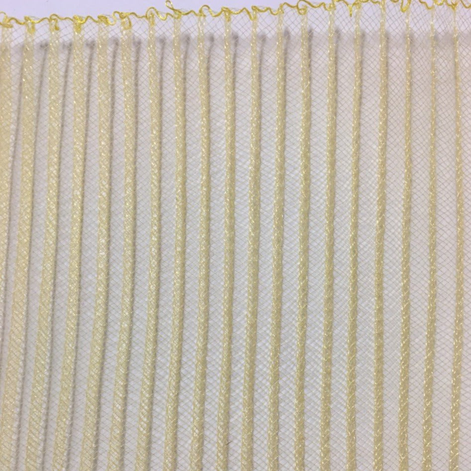 gold 6" / 16cm Pleated Crinoline with Draw-String