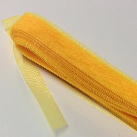golden yellow 1" Plain Crinoline