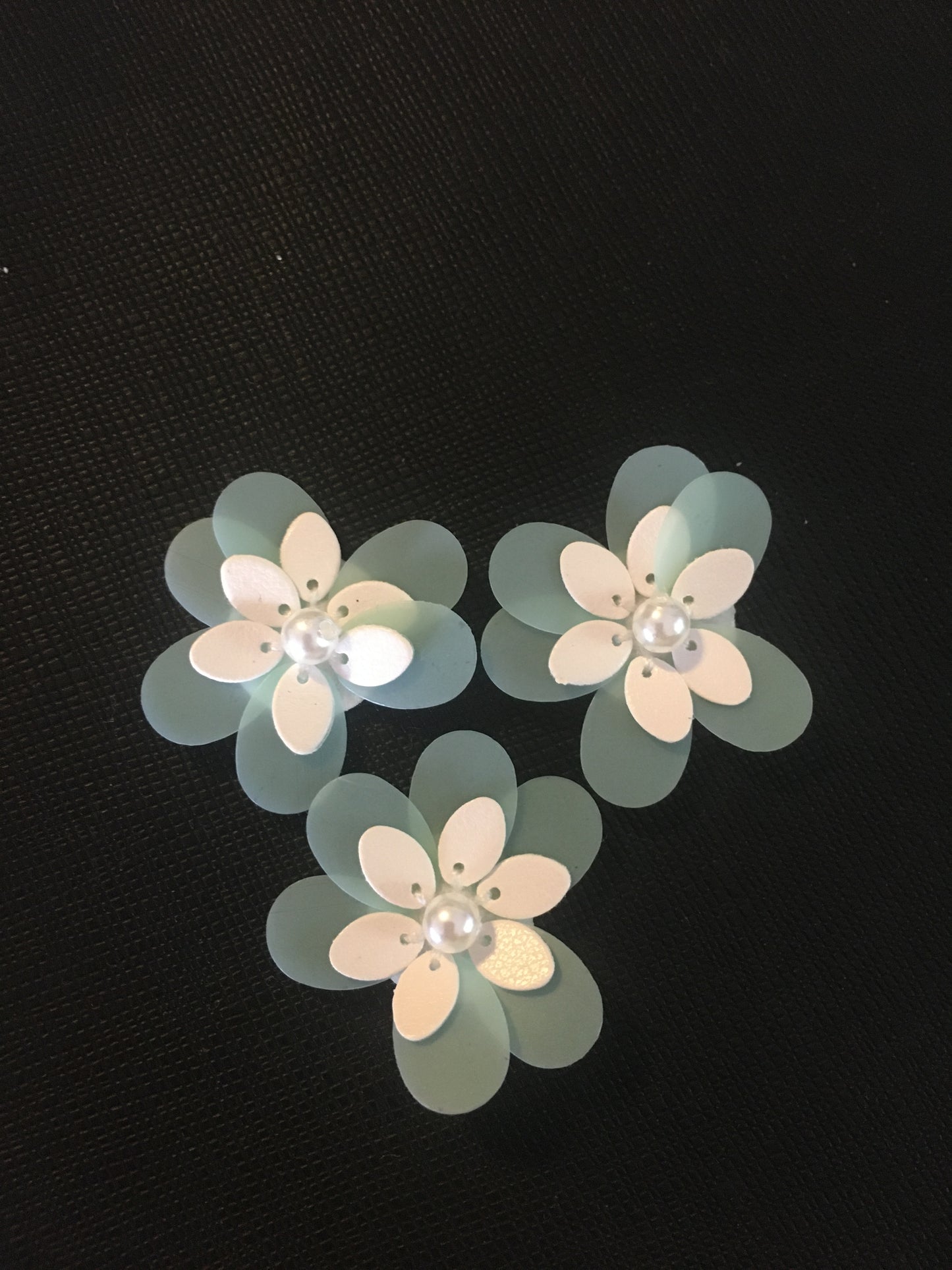 Laser Cut Sequin Flowers - AU