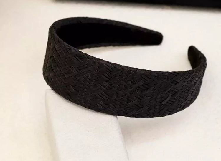 Raffia Straw Padded Headbands - AU