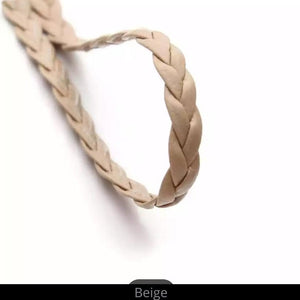 Braided/Plaited Leather Cord combo