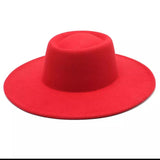 red Blocked Hat Base: Spanish Pork Pie