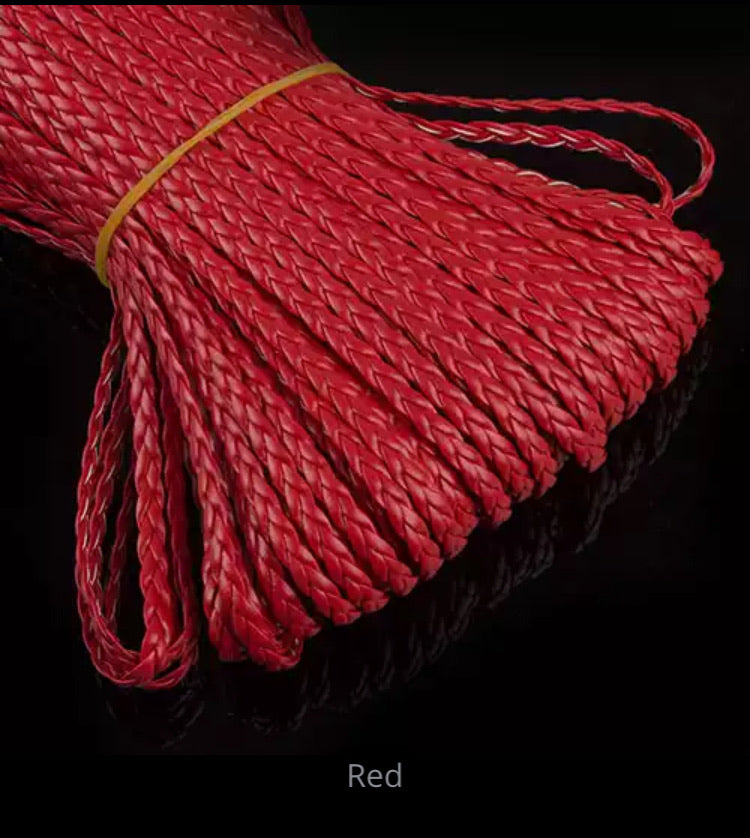 Plaited Leather Cord - AU