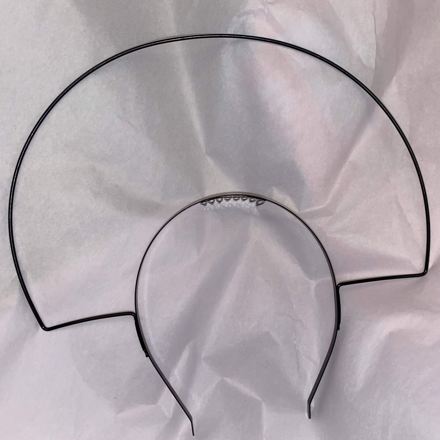 Metal Halo Headbands black square
