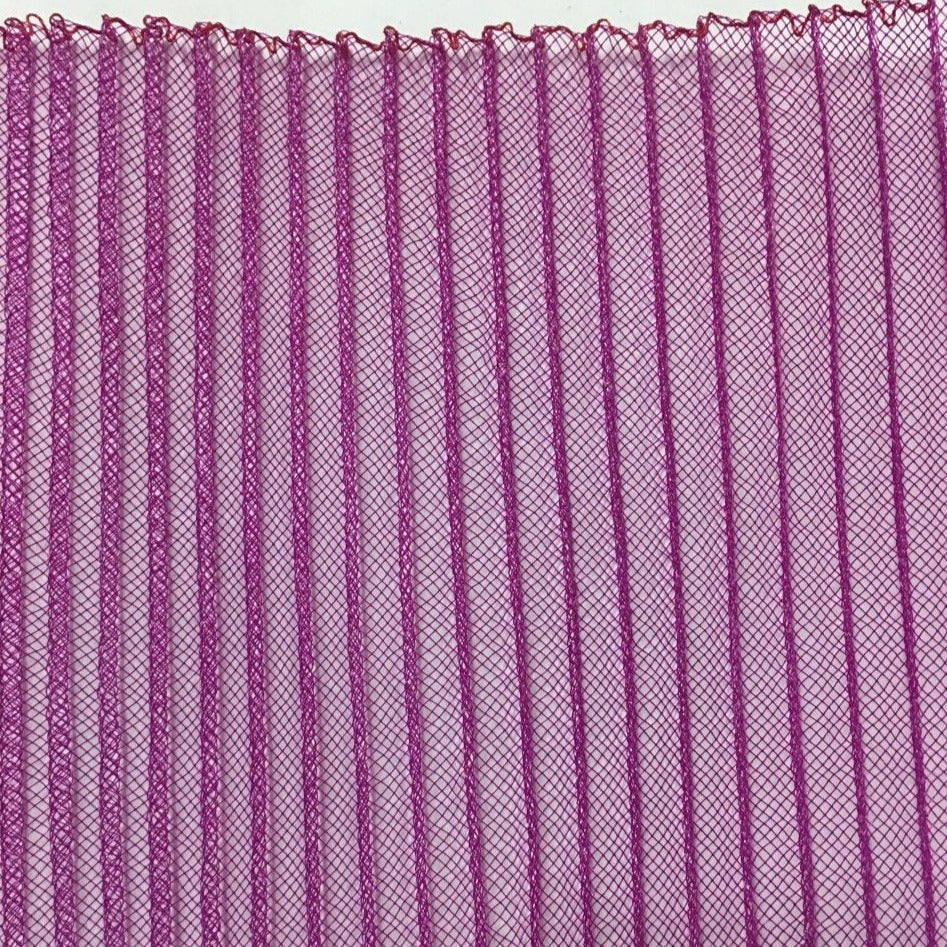 mauve 6" / 16cm Pleated Crinoline with Draw-String