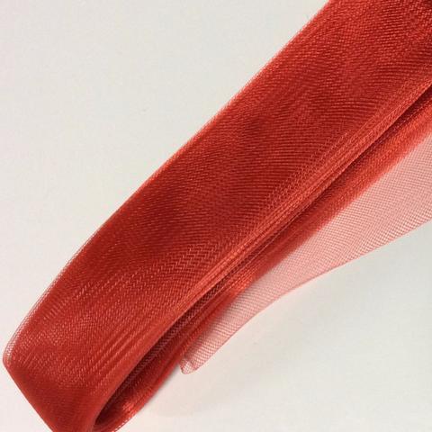 red 2" / 5cm Crinoline Braid